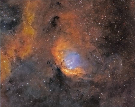 The Tulip Nebula - fun, stars, cool, galaxy, nebula, space