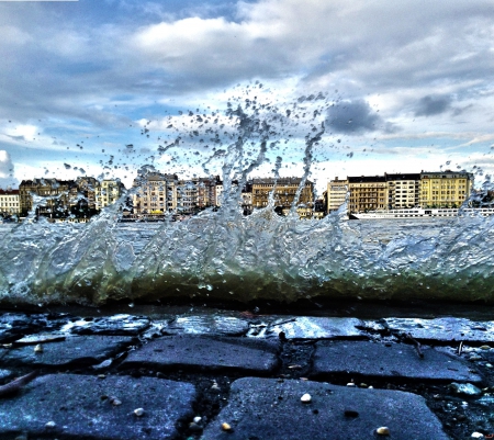 water flooding - river, water, flooding, budapest, waterflooding, hungary