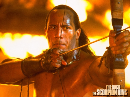 the scorpion king - king, bow, scorpion, arrow