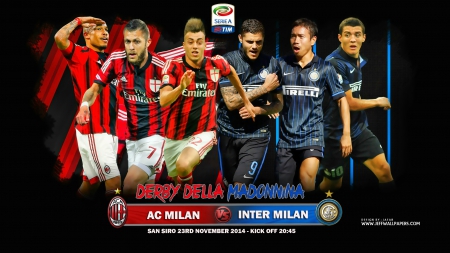 AC MILAN - INTER MILAN - champions league, SHAARAWY WALLPAPER, serie a, AC MILAN wallpaper, STEPHAN EL SHAARAWY WALLPAPER, Derby della Madonnina, MILAN, INTER MILAN wallpaper