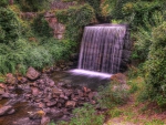 Waterfall on a River