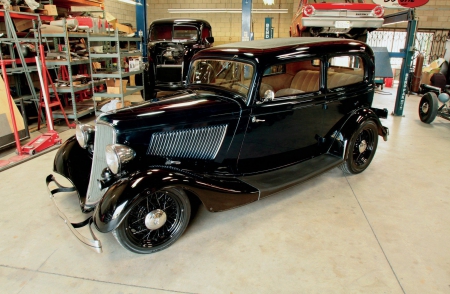 1933-Ford-Tudor-Sedan - ford, classic, hotrod, black