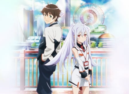 Plastic Memories - love, girl, couple, sci-fi, anime, long hair, romance, cute