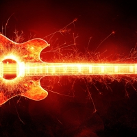 blazing guitar