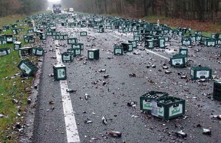 One man’s trash is another man’s treasure - MMMMM, Crates, Beer Truck, Bottles