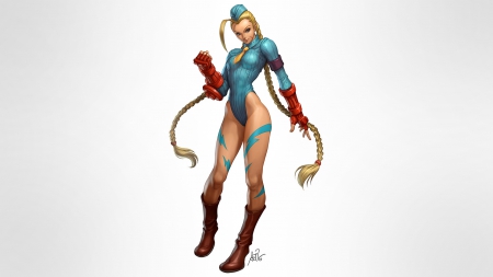 Cam Li - illustrations, CGI, stanley lau, artgerm, Cam Li, 3D, video games, street fighter