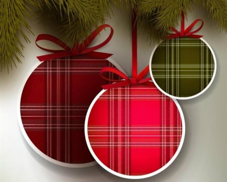 Happy Holidays - decor, balls, art, christmas