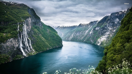 Norwegian Fjord - nature, water, mountains, rivers