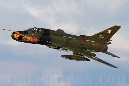 Sukhoi Su-22 (Polish Air Force) - sukhoi su 22, jets, jet, polish air force