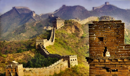 Great Wall of China F2 - wide screen, photography, architecture, scenery, photo