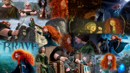 Brave - animation, actor, kids, cartoon, brave, Walt Disney, children, cool, actress, comedy, adventure, cinema