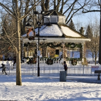 Brampton Ontario Canada--Gage Park Skating Rink March 2014