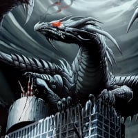 black dragon on skyscraper