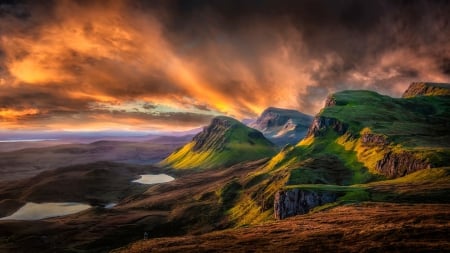 Splendor - nature, mountains, amazing, clouds