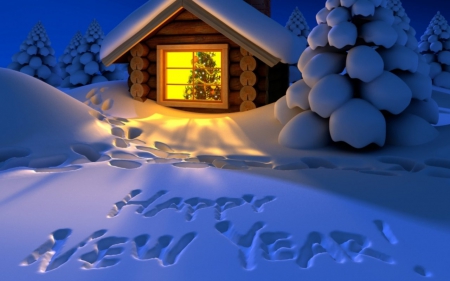 happy new year - wallp, new, happy, year