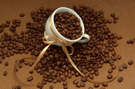 Coffee - brown, still life, cup, coffee