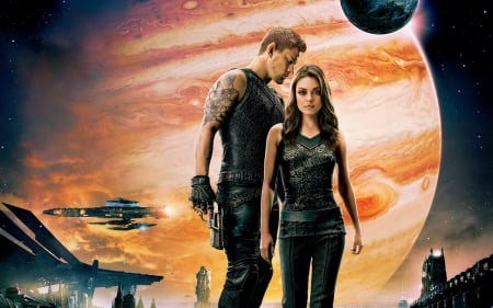 Jupiter Ascending (2015) - mila kunis, actress, actor, fantasy, movie, channing tatum, jupiter ascending, woman, man