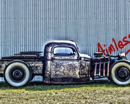 Vintage Rat Rod - rat rod, pickup, vintage, truck