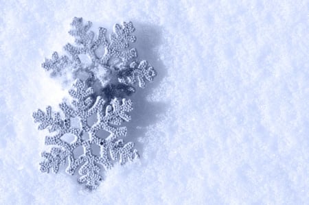 Snowflakes - white, winter, snowflakes, snow