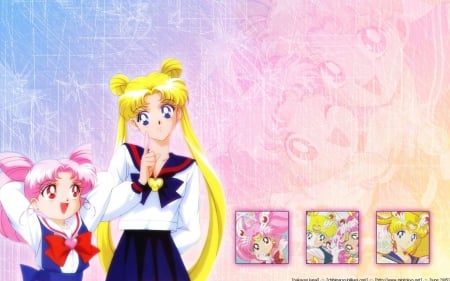 sailor moon - moon, girl, friends, sailor