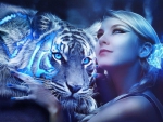 blue tiger