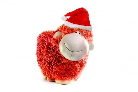 Happy 2015! - new year, santa, sheep, toy, happy