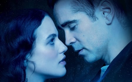 Winters Tale (2014) - woman, love, actress, couple, peter lake, girl, movie, winters tale, fantasy, man, blue, jessica brown findlay, actor, colin farrell, beverly penn