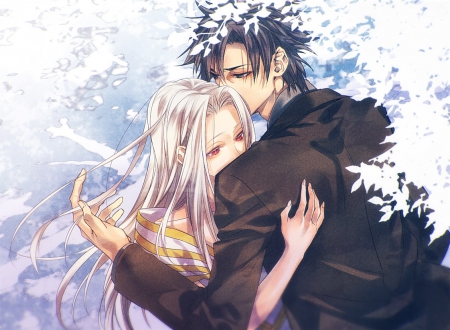 Fate/Zero - manga, anime, emiya, romance, long hair, illya, couple, love