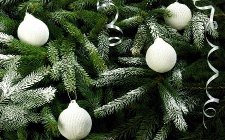 Christmas ornaments - spruce, christmas ornaments, twigs, christmas wreath