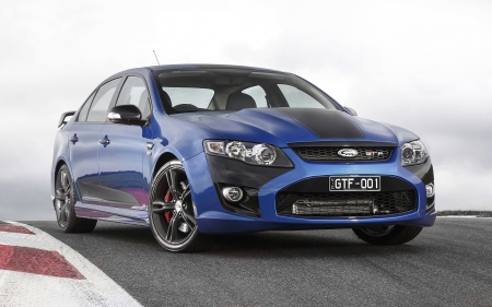 ford falcon fpv gt f  351 - ford, car, blue, falcon