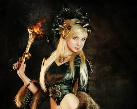 Beautiful Girl - style, blond, torch, model