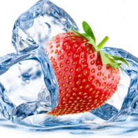 Ice and Strawberry