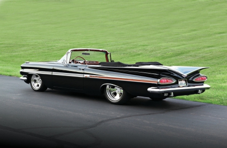 1959-Chevy-Convertible - GM, 1959, Black, Classic