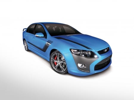 ford falcon fpv gt - ford, falcon, car, blue