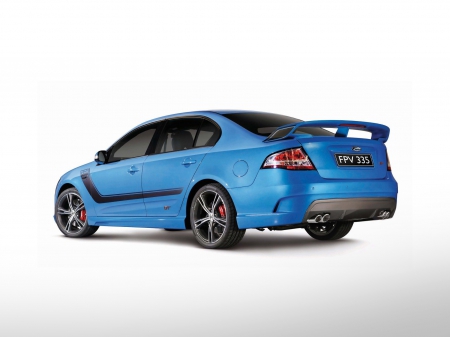 ford falcon fpv gt - ford, car, blue, falcon