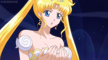 Serenity - nice, princess serenity, beauty, princess, female, blond, twintail, simple, anime girl, blond hair, pretty, blonde hair, anime, twin tail, girl, twintails, blue eyes, long hair, d, lovely, serenity, sailor moon, cg, hd, twin tails, plain, beautiful, sweet, sailormoon, dress, blonde