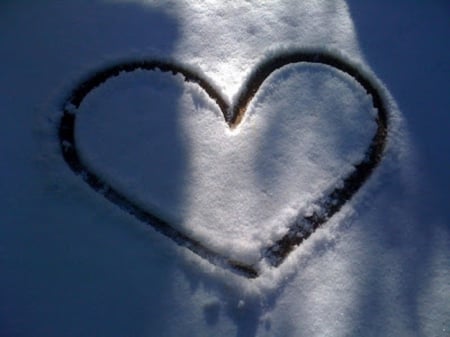 Winter Time - winter, cold, snow, heart