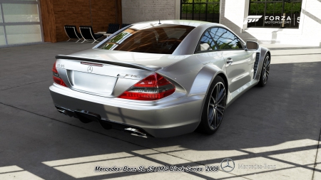 Mercedes-Benz SL 65 AMG Black Series '2009 - black series, xbox one, 360, horizon, r230, mercedes-benz, one, motorsport, 2009, sl 65, motorsport 4, xbox 360, forza horizon, xbox, 5, amg, forza, 2, motorsport 5, 4, 09