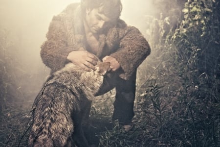 friendship with a wolf