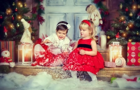 ♥ - children, season, red, photography