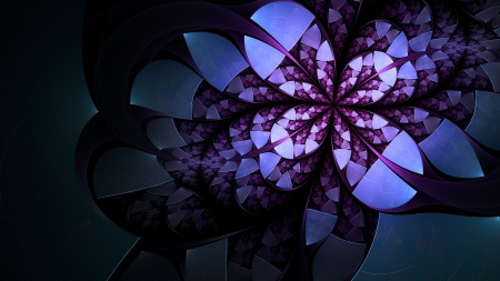 Flower design art - inspiration, design, blue, flower, art, pink