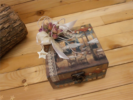 Dreambox - boxes, stars, gift, roses, miscellaneous, wooden, dream, wood, box