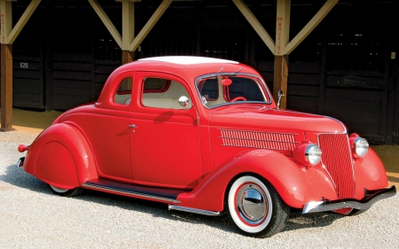 1936 Ford Coupe - 1936, Cars, Red, Ford