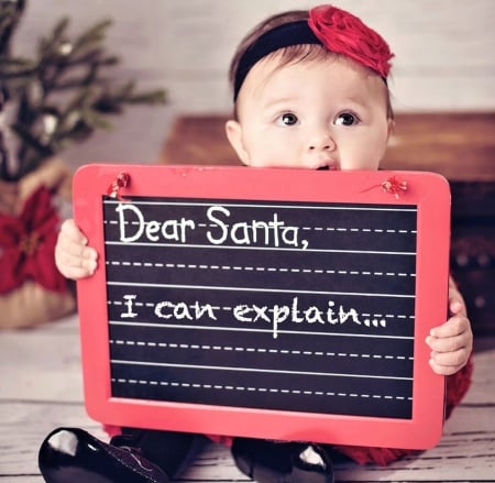 Christmas - christmas, cute, santa, baby