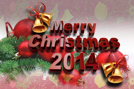 Merry Christmas 2014 - christmas, xmas, bells, holiday