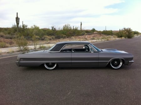 1964_Chevy_Impala_SS - Gray, GM, 1964, Classic