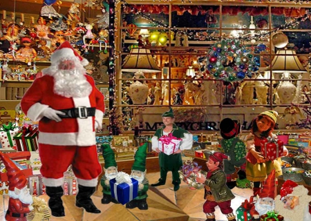 Santa Claus At Work - holiday, santa, xmas, christmas