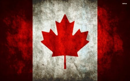 grunge canada flag - grunge, maple, canada, flag