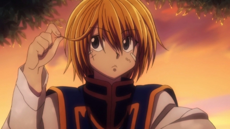 Hair Too Long - pretty, anime, kawaii, evening, blonde, guy, blond hair, night, dark, boy, male, short hair, hunter x hunter, blond, nice, kurapica, kurapika, blonde hair, lovely, sweet, cute, adorable