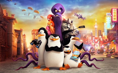 Peguins of Madagascar - movie, Penguins, enterteiment, Madagascar